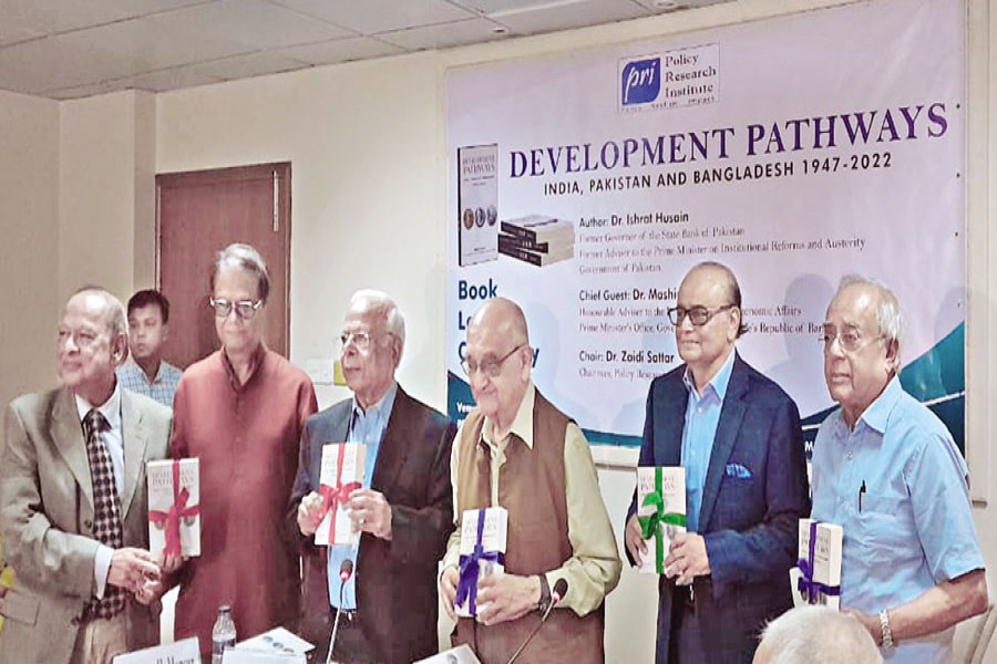 The Book Launch Ceremony of “Development Pathways – India, Pakistan and Bangladesh, 1947 – 2022” by Dr. Ishrat Husain