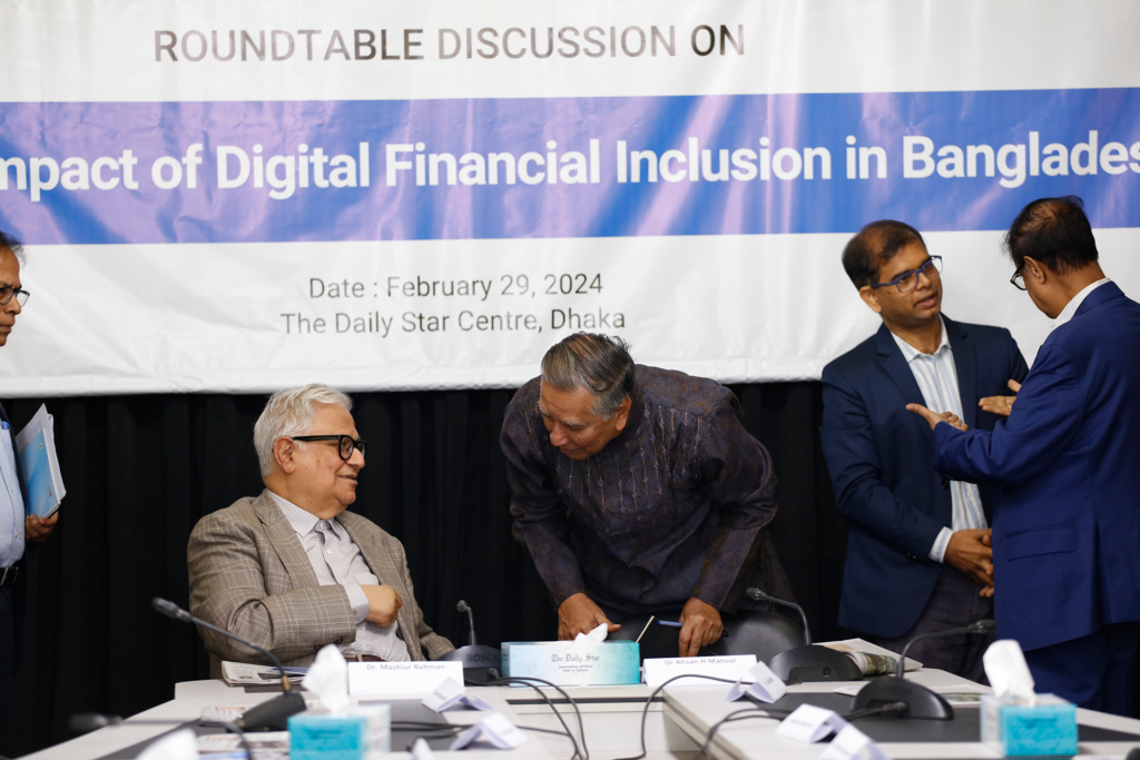 Roundtable Discussion on “Economic impact of digital financial inclusion in Bangladesh”